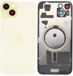 Apple iPhone 15 Plus - Sticlă pentru carcasa din spate cu piese mici (Yellow), Yellow