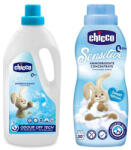 Chicco Prostriedok prací detský Sensitive 1, 5 l + Aviváž konc. Sladký Púder 750 ml