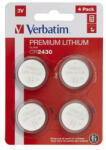 Verbatim Gombelem, CR2430, 4 db, VERBATIM "Premium" (VECR24304) (VECR24304)