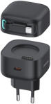 USAMS Incarcator Priza USB-C PD35W cu Cablu Type-C, Usams XMF Series (US-CC202), Black