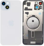 Apple iPhone 15 Plus - Hátsó üveg + Kamera lencse + Fémlemez + Magsafe mágnes (Blue), Blue