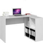 GreenSite Drohmo Plus 2X2, masă birou cu rafturi, alb