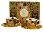 Duo Gift Porceláncsésze+alj, 110ml, 2 személyes, dobozban, Klimt: The Kiss - perfectodekor - 7 390 Ft