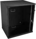 S-Link fali rackszekrény - 12U 19" fali kivitel (540x530x400mm, szürke) (36763)