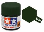 Tamiya Acrylic Paint Mini XF-61 Dark Green 10 ml (81761)