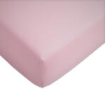  Rózsaszín gumis lepedő pamutvászon alapanyagból - 160x200 cm