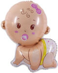  Fólia lufi - Babaváró - Kislány baba