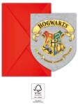 Javoli Harry Potter Hogwarts Houses Party meghívó 6 db-os FSC (PNN93370)