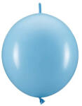 Partydeco Latex lufi, Linking, 33cm-es, 20db, Kék (LUFI409150)
