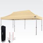 BRIMO Nožnicový sátor 3x6 ALU falak nélkül - Alumínium keret, vízálló - falak nélkül - Bézs