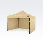 BRIMO Altánok 3x3m Acélkeret 3 Falakkal: Munkasátor Kézműveseknek - plusz 3 oldalfal - Bész