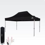 BRIMO Zöldségparti sátor 3x4, 5 m: Az Ön pihenőhelye és ünnepléseihez - falak nélkül - Fekete