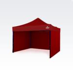 BRIMO Altánok 3x3m Acélkeret 3 Falakkal: Munkasátor Kézműveseknek - plusz 3 oldalfal - Piros