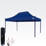 BRIMO Kiállítási sátor 3x4, 5m (45mm acél) | Gyors összeszerelés, hosszú élettartam - 3 oldalfal nélkül - Kék