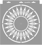 MyWall Tollas mandala stencil - 3D - 28x29 cm tortatál