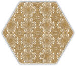 Paradyz My Way Shiny Lines Gold Hexagon Inserto E 19, 8x17, 1
