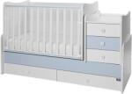 Lorelli Легло Lorelli - Maxi Plus, 3Box, 70 х 160 cm, бяло/baby blue (10150580039P) - baby