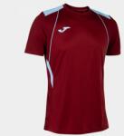 Joma CHAMPIONSHIP VII SHORT SLEEVE T-SHIRT dressz bordó világoskék 3XL