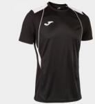 Joma CHAMPIONSHIP VII SHORT SLEEVE T-SHIRT dressz / póló fekete fehér S