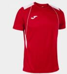 Joma CHAMPIONSHIP VII SHORT SLEEVE T-SHIRT dressz / póló piros fehér XS