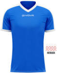 Givova SHIRT REVOLUTION INTERLOCK dressz azúrkék-fehér XL
