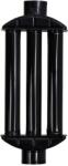 Koleno Emajl Economizor Recuperator emailat Negru 82cm, 120mm Negru Lucios