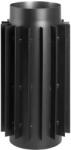 Bricosan BT Burlan radiator din oțel 150mm, Mat negru 50cm lungime