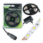 Lumiled Szett LED szalag szalag 12V 24W 300LED SMD 2835 hideg 8mm 5m + tápegység (LUMTAS4015)