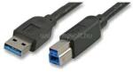 Akasa AK-CBUB01-15BK - USB 3.0 Type-A to Type-B kábel - 1, 5m (AK-CBUB01-15BK) (AK-CBUB01-15BK)