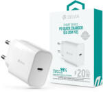 DEVIA Smart Series V2 20W PD hálózati gyorstöltő adapter Type-C - fehér