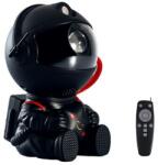 MunDeir Star projektor, 360°-os forgatás, 8 mód, űrhajós modell, USB táp, MunDeir®, fekete (TYY-0120)