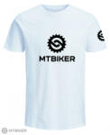 MTBIKER LOGO 2 póló, fehér (S)