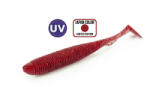 Molix RA Shad 3.8" / #145 - UV Clear Red Flake gumihal