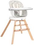 Lorelli Scaun de masa 3 in 1 Lorelli Napoli Grey Net, sezut rotativ, Gri Scaun de masa bebelusi, inaltator