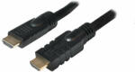 LogiLink HDMI kábel, A/M - A/M, 4K/30 Hz, erősítő, 20 m - pepita