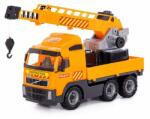 Polesie Auto Volvo cu macara cu brat pivotant (58324)
