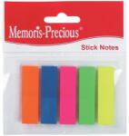 Memoris-precious Index memoris - precious autoadeziv plastic 12 x 45 mm 5 culori/set 25 file/culoare (BV031212)