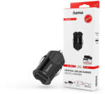 Hama 2xUSB szivargyújtó töltő adapter - 10.5W - HAMA USB Car Charger Kit - fekete - rexdigital