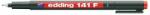 edding Marker permanent edding ohp 141f corp plastic varf rotund 0.6 mm rosu (ED1412)