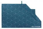 LIFEVENTURE Printed SoftFibre Trek Towel gyorsan száradó törülköző kék