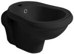 Sapho KERASAN RETRO fali bidé, 1 furattal, 38x52cm, matt fekete (102631) (102631)