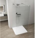 SAPHO ESCA CHROME Walk-in zuhanyfal, szabadonálló, transzparent üveg, 1100mm (ES1011-05) (ES1011-05)