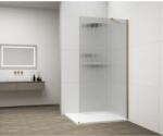 SAPHO ESCA GOLD MATT Walk-in zuhanyfal, falra szerelhető, flutes üveg, 1200mm (ES1312-04) (ES1312-04) - szaniteresklimacenter