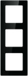AVATTO Cadru pentru intrerupatoare de lumini Avatto N-TS10-Frame-B3, triplu (negru) (054787)