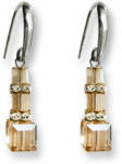 Ragyogj. hu Gold- Swarovski kristályos fülbevaló - ezüst (glam662)