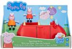 Peppa Pig Set de joaca cu doua figurine Peppa Pig, Peppas Family Red Car Figurina