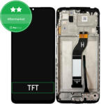 Xiaomi Redmi 13C 23100RN82L, 23106RN0DA - Ecran LCD + Sticlă Tactilă + Ramă (Midnight Black) TFT, Black