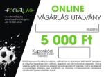 Absolute Teamsport Focivilág Vásárlási utalvány 5000Ft értékben (UTV5000)