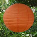 ProGarden Nagyméretű napelemes Party 15 LED-es Lampion, 40 cm, narancs színű, 1 db (DX9300640)