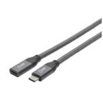 HICON Cablu prelungitor USB 3.2 Gen2 Type C T-M brodat 1m (HI-U3CF-0100)